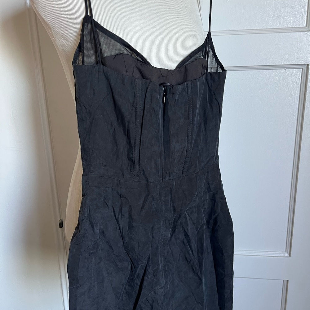 Elegant Black Spaghetti Strap Dress